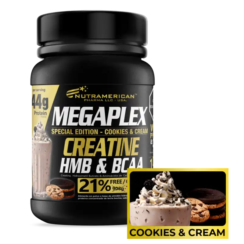 MEGAPLEX CREATINE POWER COOKIES AND CREAM